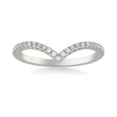 Julie Pavé Lab Diamond Chevron Band
