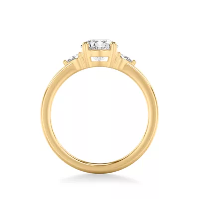 Julie Pear Shaped Lab Diamond Engagement Ring