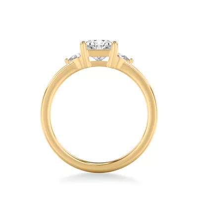 Julie Pear Shaped Lab Diamond Engagement Ring