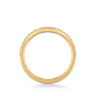Julie Pavé Lab Diamond Chevron Band
