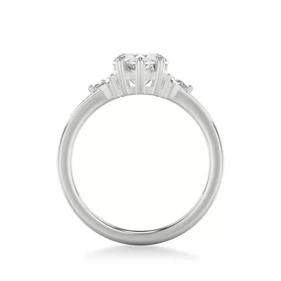 Julie Pear Shaped Lab Diamond Engagement Ring