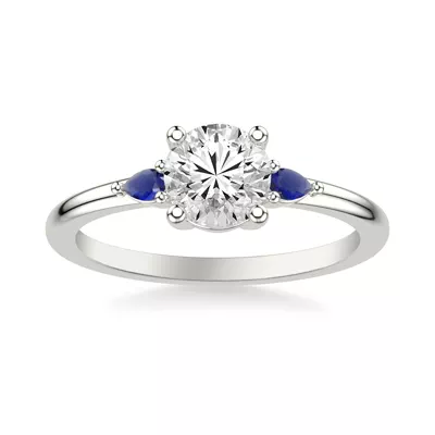 Paula Pear Shaped Sapphire Ring