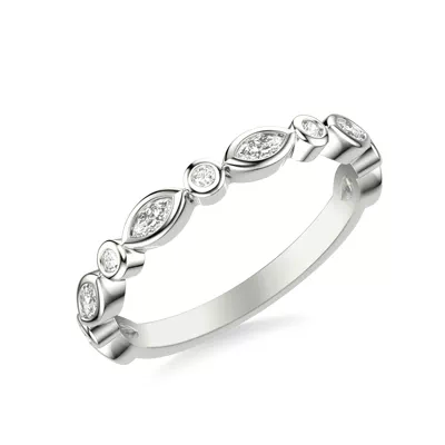 Jamie Marquise And Round Bezel Band