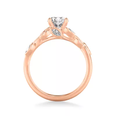 Marisa Floral Marquise Diamond Engagement Ring