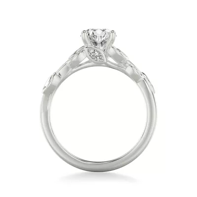Marisa Floral Marquise Diamond Engagement Ring