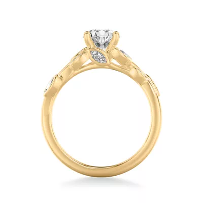 Marisa Floral Marquise Diamond Engagement Ring