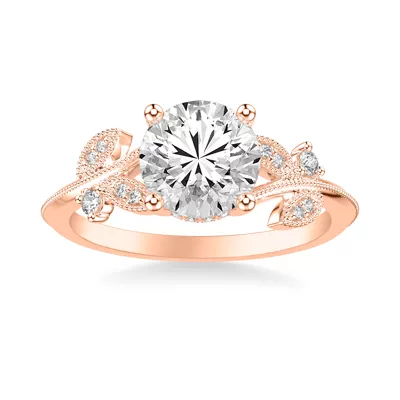 Florant Primrose Hidden Halo Lab Engagement Ring