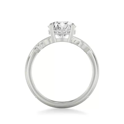 Florant Primrose Hidden Halo Engagement Ring