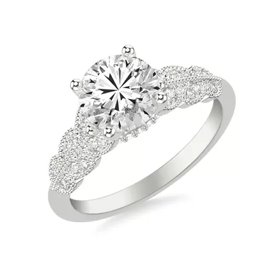 Florant Gardenia Lab Engagement Ring
