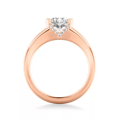 Darien Diamond Accent Bezel Engagement Ring