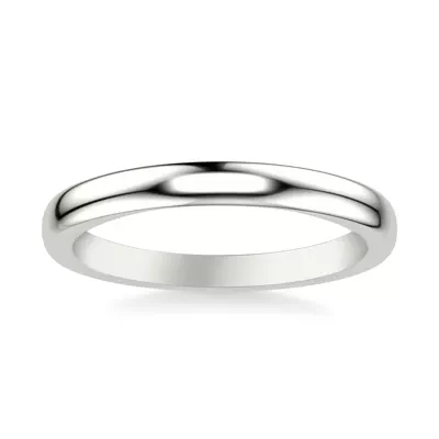 Darien Polished Wedding Band