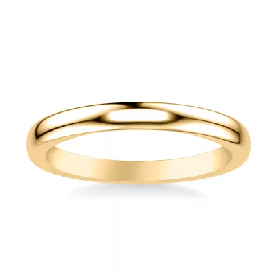 Darien Polished Wedding Band