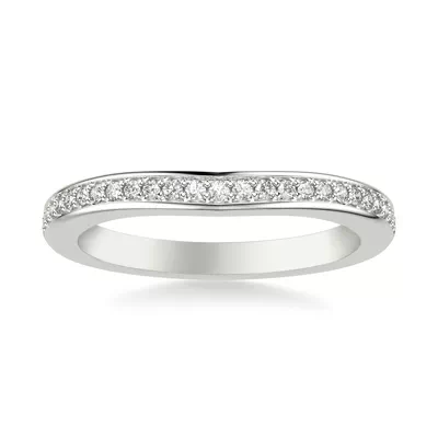 Colette Contoured Pave Band