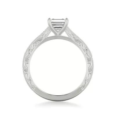 Islay Hand-Engraved Solitaire Engagement Ring