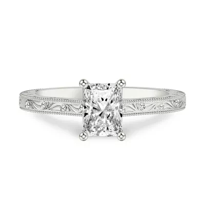 Islay Hand-Engraved Solitaire Engagement Ring