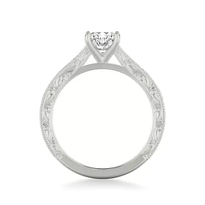 Islay Hand-Engraved Solitaire Engagement Ring