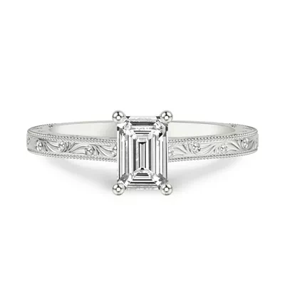 Islay Hand-Engraved Solitaire Engagement Ring