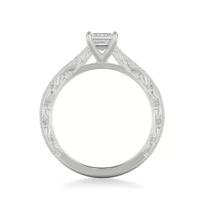 Islay Hand-Engraved Solitaire Engagement Ring