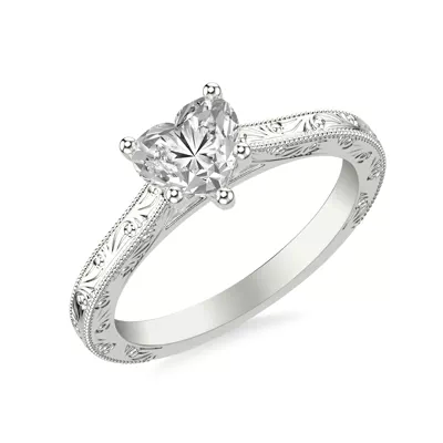 Islay Hand-Engraved Solitaire Engagement Ring