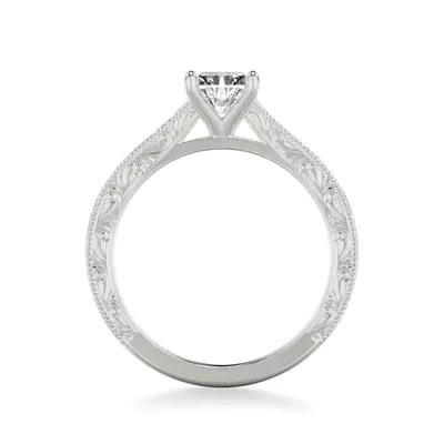 Islay Hand-Engraved Solitaire Engagement Ring