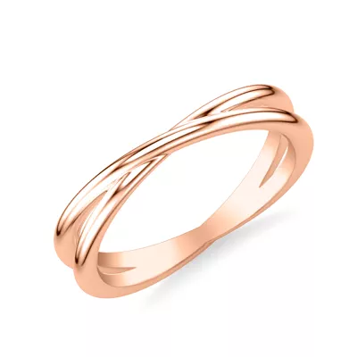 High-Polished Crossover Band