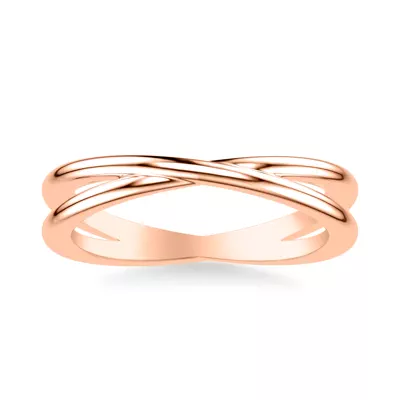 High-Polished Crossover Band