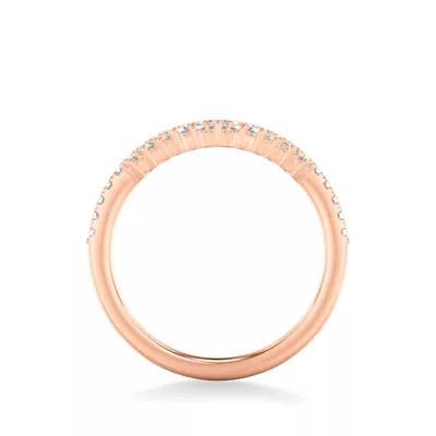 Tiara Diamond Curved Band