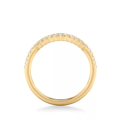 Tiara Diamond Curved Band