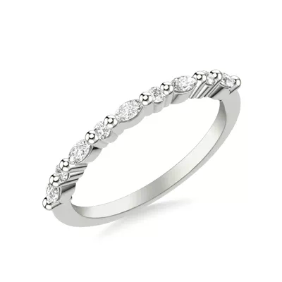 Petite Round and Marquise Diamond Band (1/3 ct. tw.)