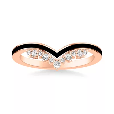 Diamond And Ceramic Tiara Band