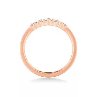Diamond And Ceramic Chevron Band