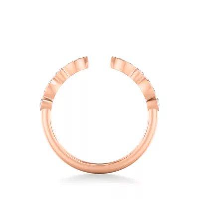 Bellamy Marquise And Round  Bezel Open Band