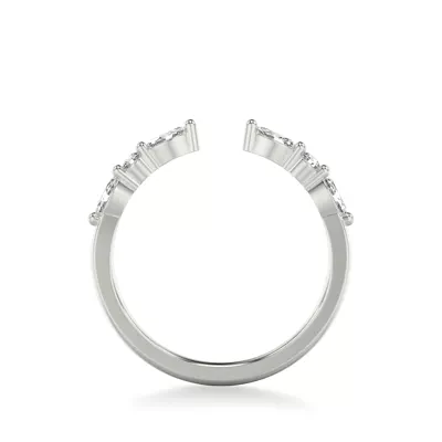 Zora Alternating Marquise & Round Diamond Open Band
