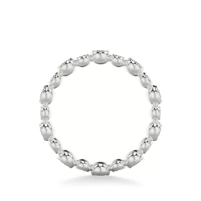 Diamond And Sapphire Bubble Eternity Band