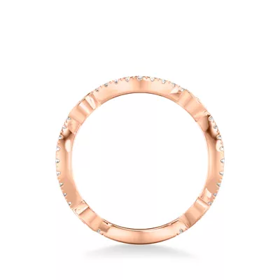 Wavy Floral Vine Diamond  Band