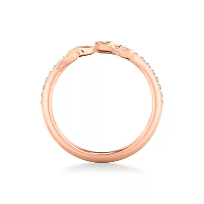 Periwinkle Pave Diamond Band