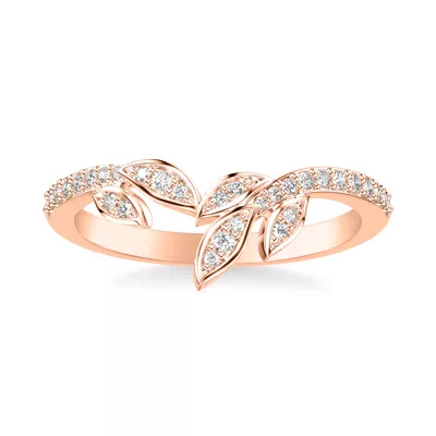 Periwinkle Pave Diamond Band