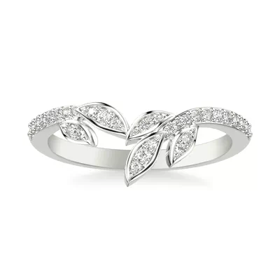 Periwinkle Pave Diamond Band