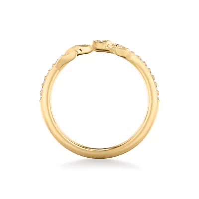 Periwinkle Pave Diamond Band