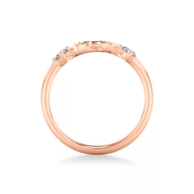 Floral Petal Curved Band