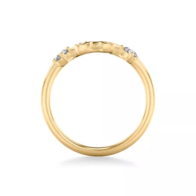 Floral Petal Curved Band