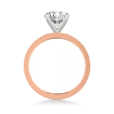 Astra Textured Solitaire Engagement Ring