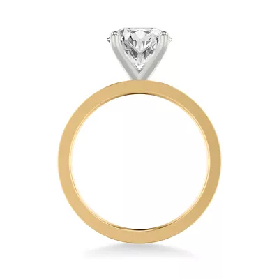 Astra Textured Solitaire Engagement Ring