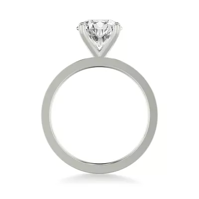 Astra Textured Solitaire Engagement Ring