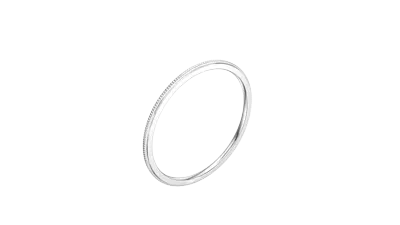 Milgrain Stackable Band (1mm)