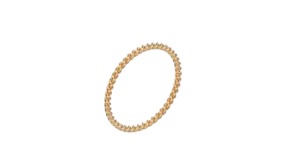 Hand Twist Stackable Band (1.5mm)