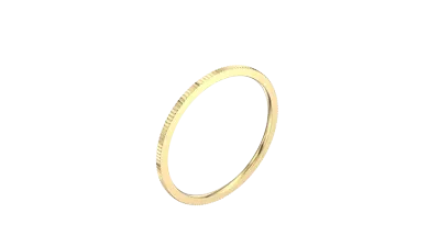 Fluted Stackable Band (1mm)