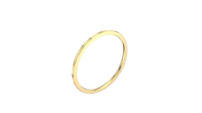 Fluted Stackable Band (1mm)