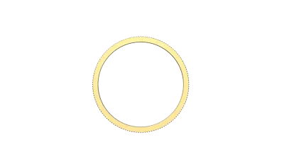 Fluted Stackable Band (1mm)