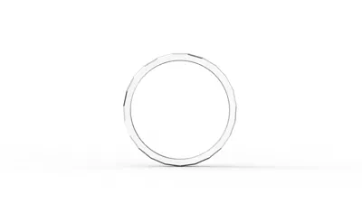 Faceted Grooved Stackable Band (1.5mm)